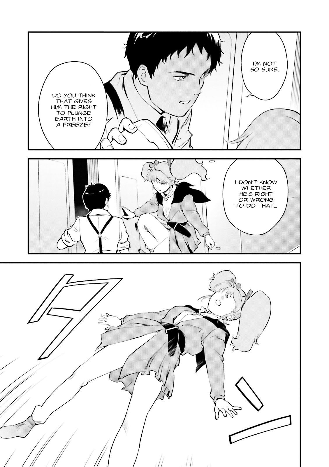 Kidou Senshi Gundam Gyakushuu no Char - Beltorchika Children Chapter 7 page 11 - Chapter 7: Young Boy and Young Girl