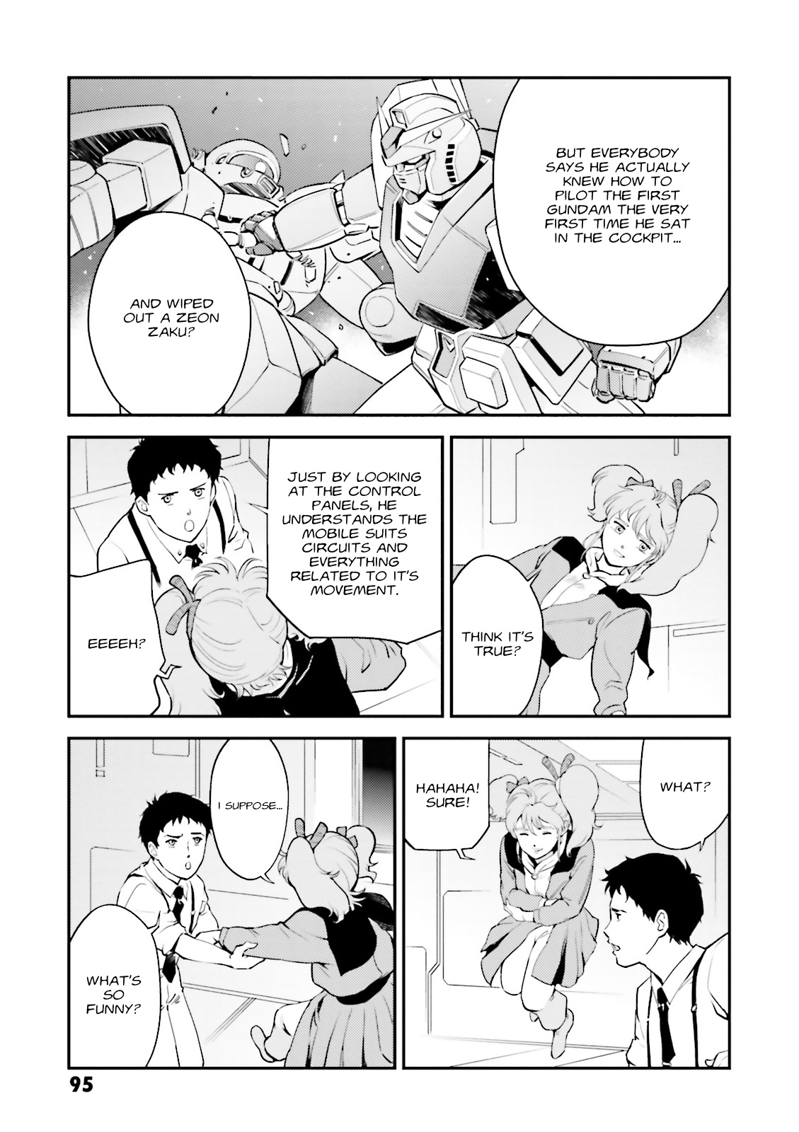 Kidou Senshi Gundam Gyakushuu no Char - Beltorchika Children Chapter 7 page 13 - Chapter 7: Young Boy and Young Girl