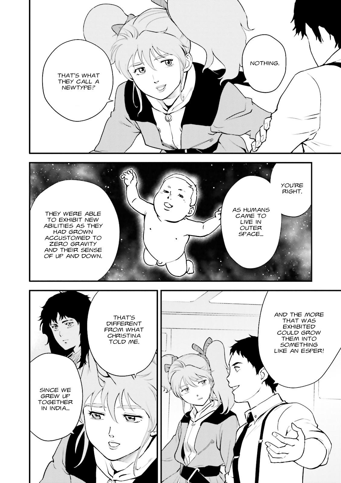 Kidou Senshi Gundam Gyakushuu no Char - Beltorchika Children Chapter 7 page 14 - Chapter 7: Young Boy and Young Girl