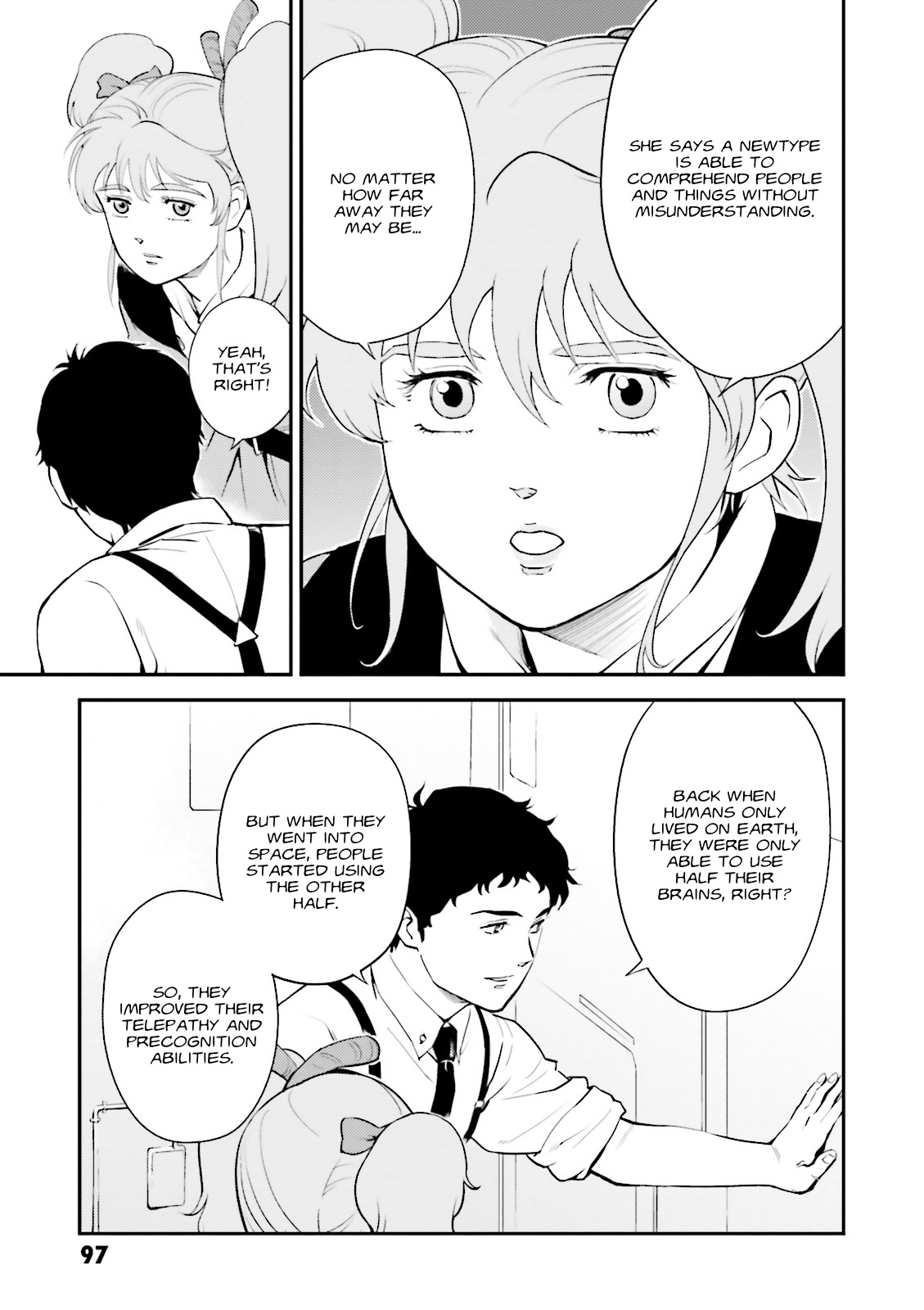 Kidou Senshi Gundam Gyakushuu no Char - Beltorchika Children Chapter 7 page 15 - Chapter 7: Young Boy and Young Girl