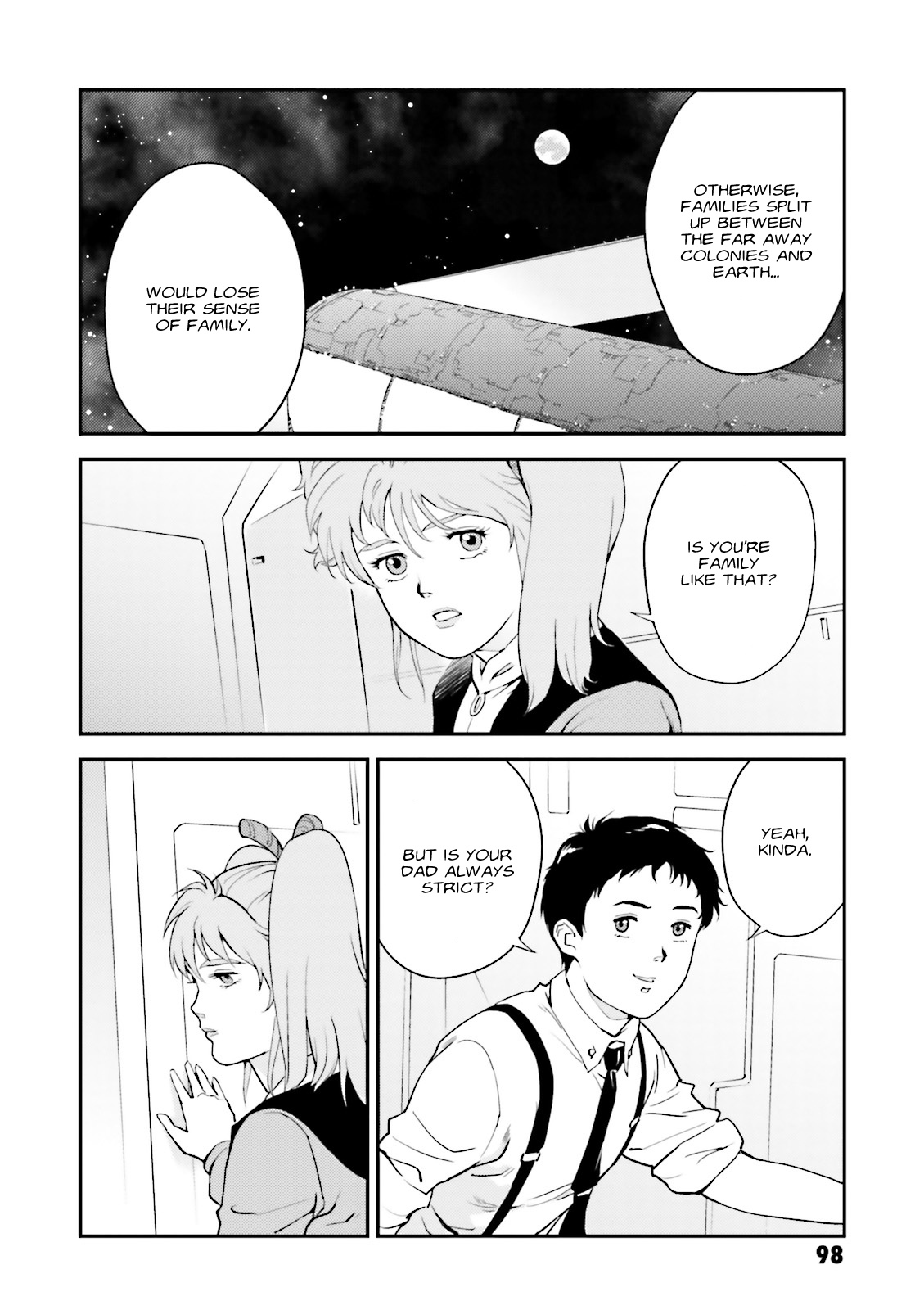 Kidou Senshi Gundam Gyakushuu no Char - Beltorchika Children Chapter 7 page 16 - Chapter 7: Young Boy and Young Girl