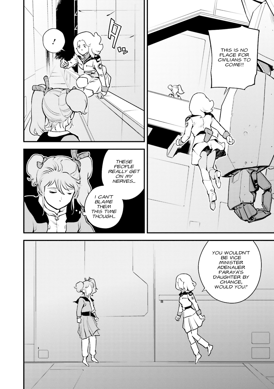Kidou Senshi Gundam Gyakushuu no Char - Beltorchika Children Chapter 7 page 20 - Chapter 7: Young Boy and Young Girl