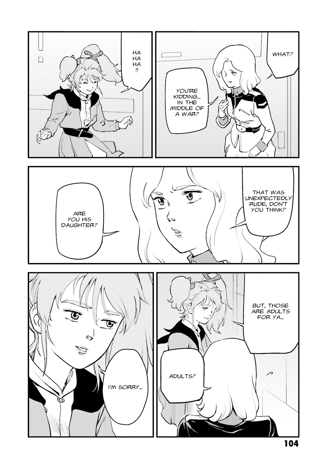 Kidou Senshi Gundam Gyakushuu no Char - Beltorchika Children Chapter 7 page 22 - Chapter 7: Young Boy and Young Girl