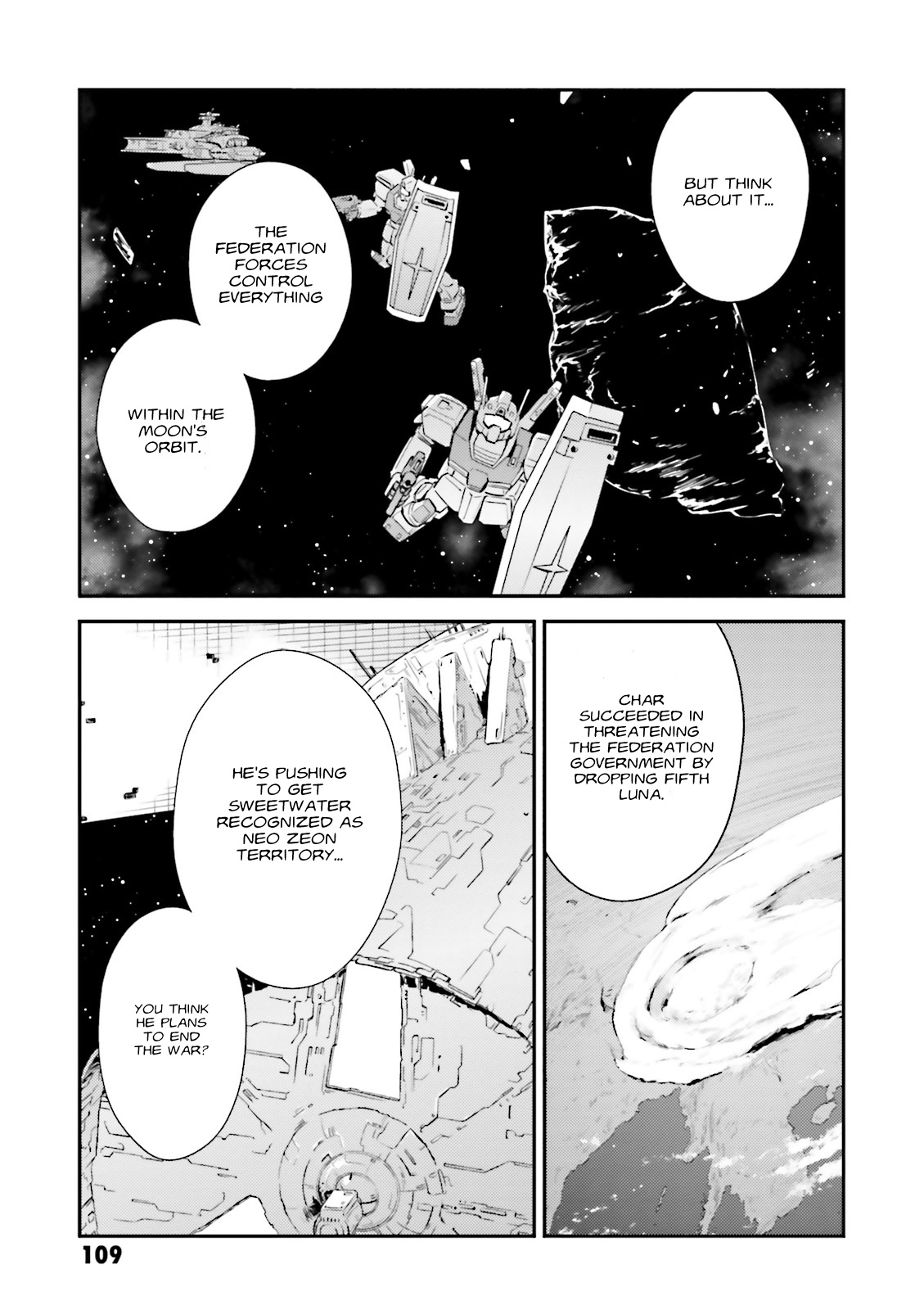 Kidou Senshi Gundam Gyakushuu no Char - Beltorchika Children Chapter 7 page 27 - Chapter 7: Young Boy and Young Girl