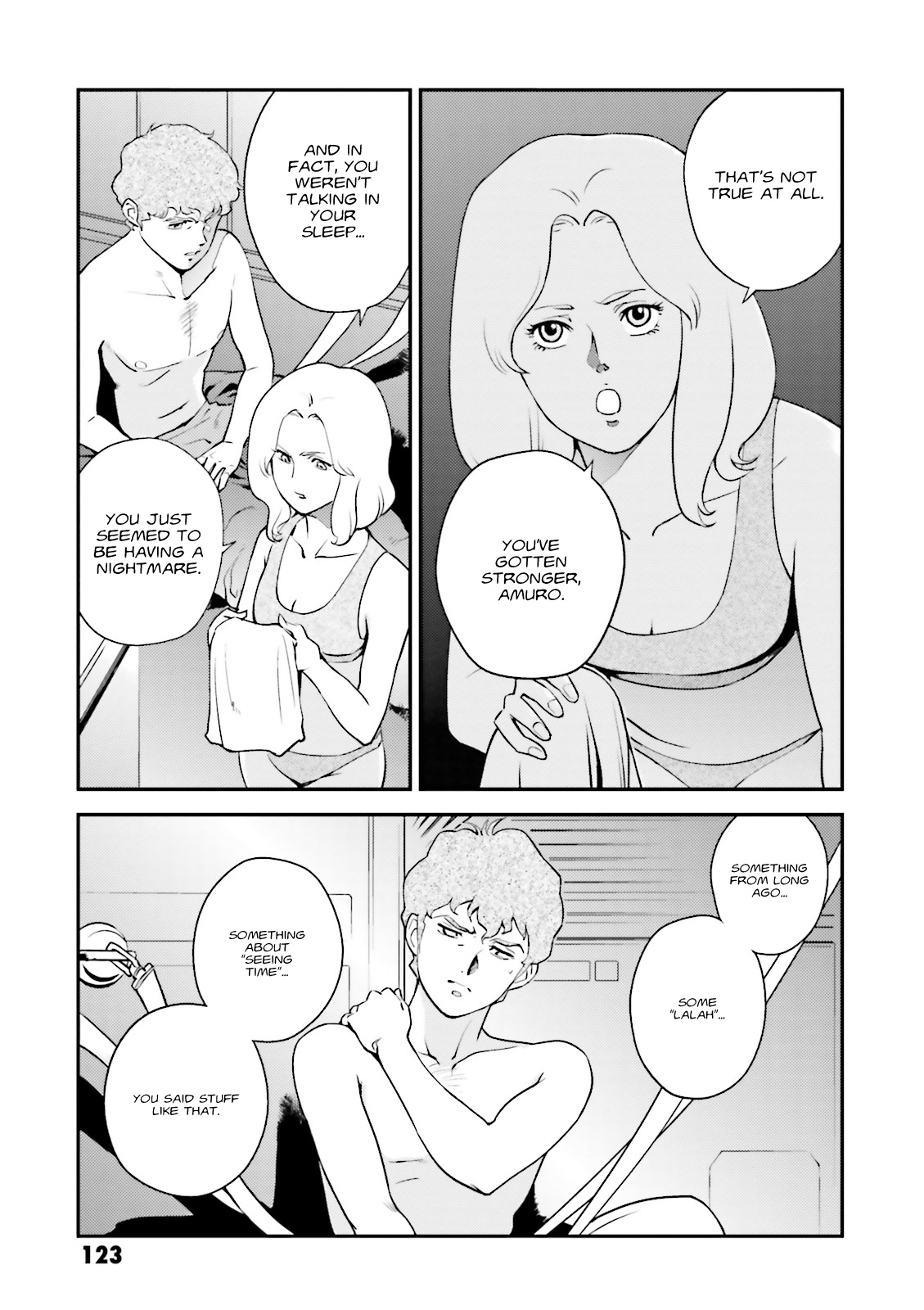 Kidou Senshi Gundam Gyakushuu no Char - Beltorchika Children Chapter 7 page 41 - Chapter 7: Young Boy and Young Girl