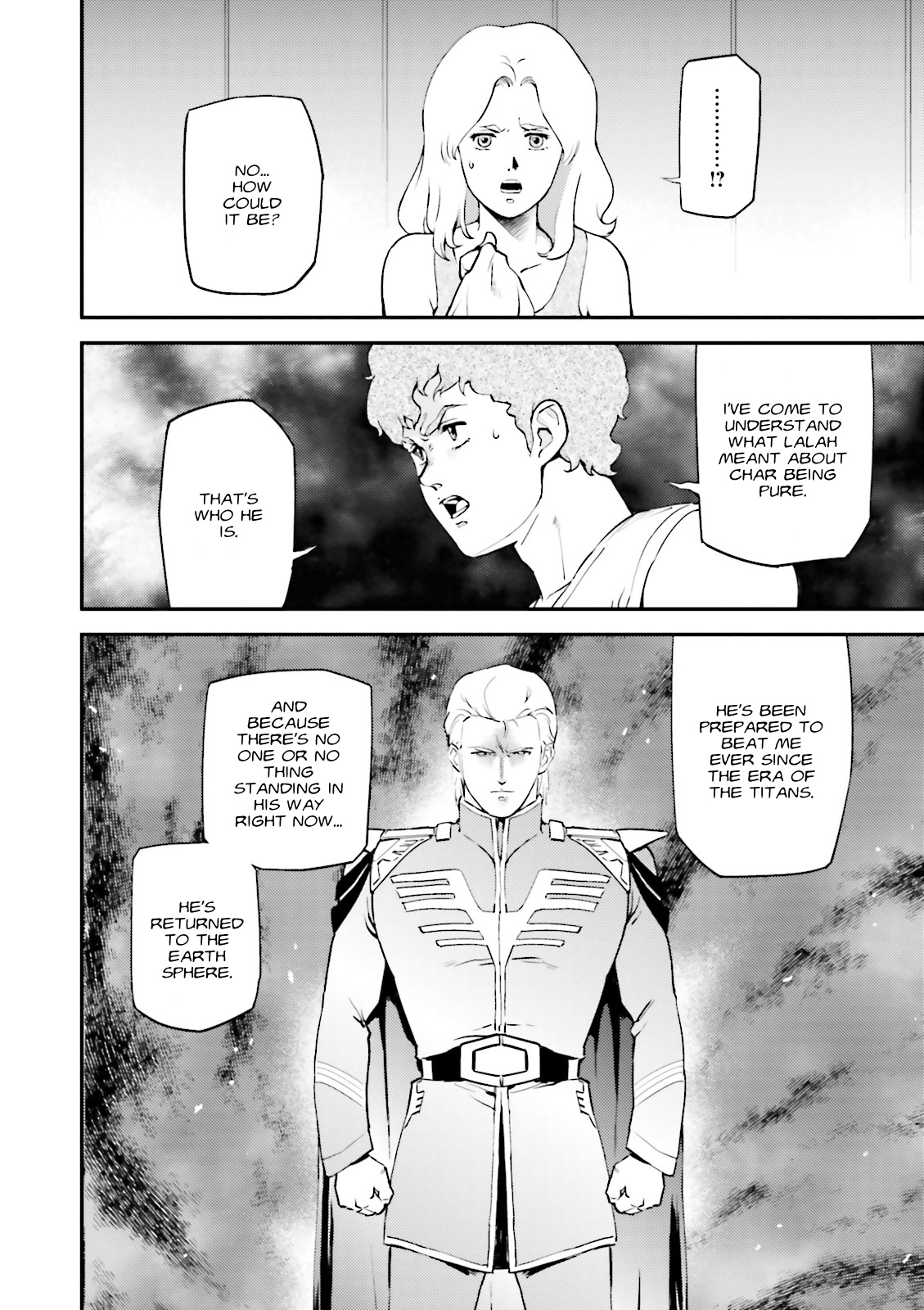 Kidou Senshi Gundam Gyakushuu no Char - Beltorchika Children Chapter 7 page 46 - Chapter 7: Young Boy and Young Girl