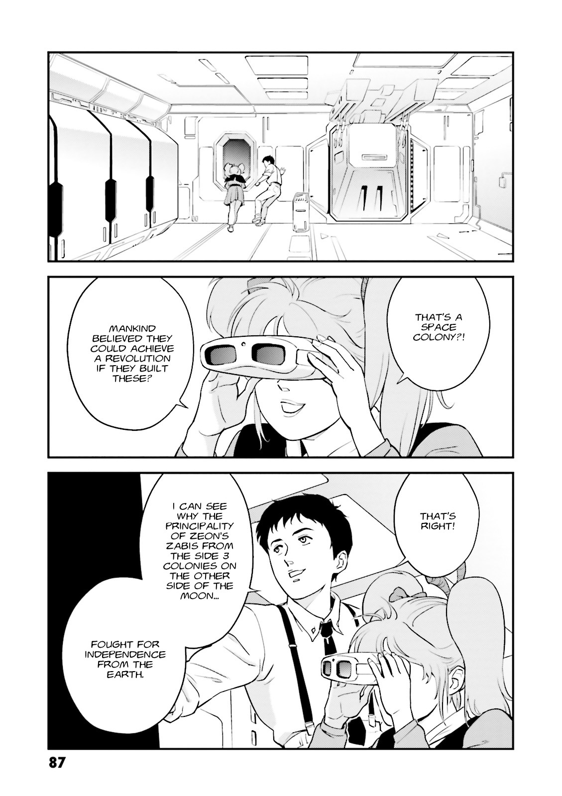 Kidou Senshi Gundam Gyakushuu no Char - Beltorchika Children Chapter 7 page 5 - Chapter 7: Young Boy and Young Girl
