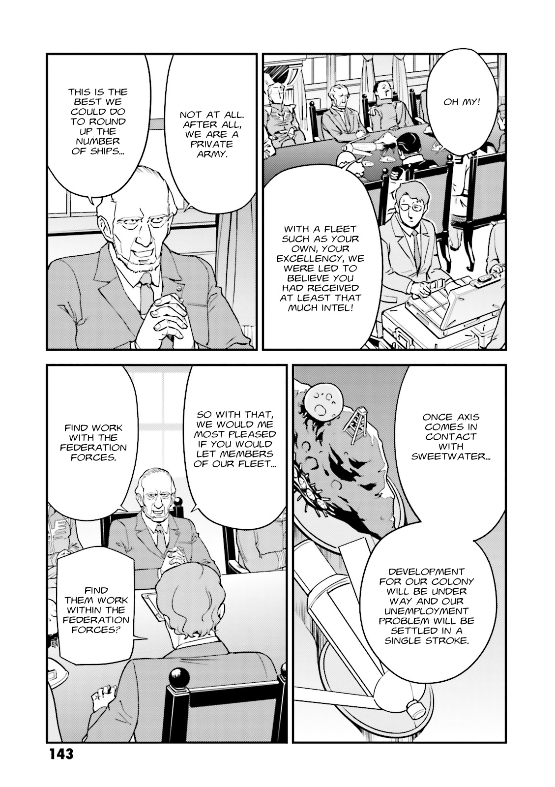 Kidou Senshi Gundam Gyakushuu no Char - Beltorchika Children Chapter 8 page 15 - Chapter 8: Adults