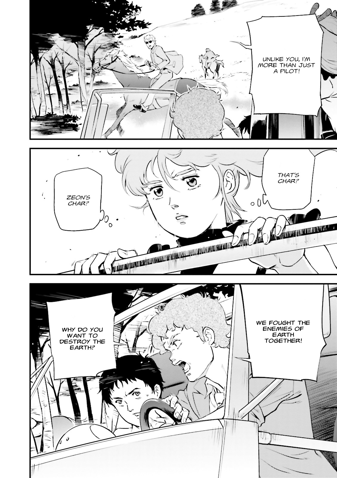 Kidou Senshi Gundam Gyakushuu no Char - Beltorchika Children Chapter 8 page 36 - Chapter 8: Adults