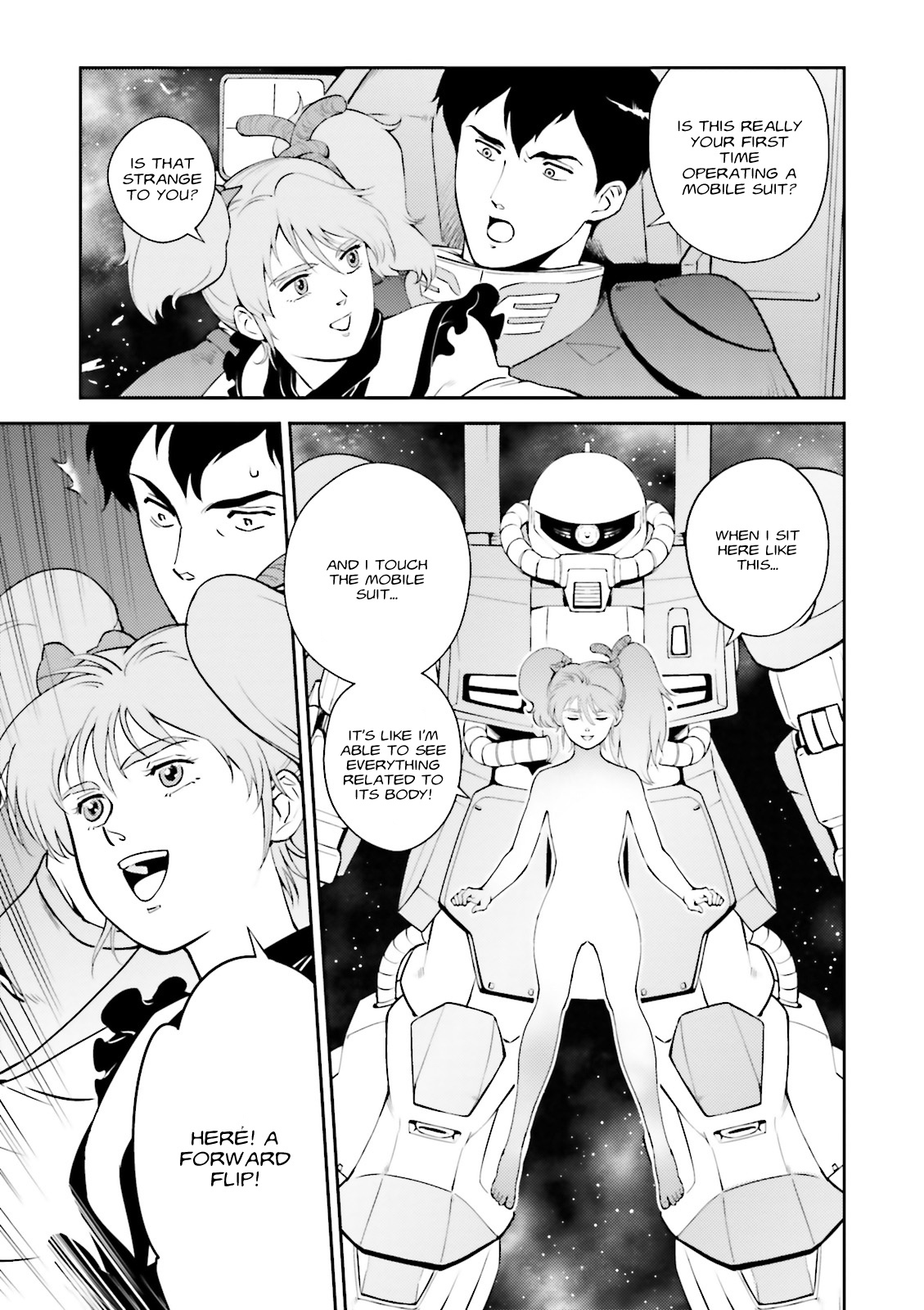 Kidou Senshi Gundam Gyakushuu no Char - Beltorchika Children Chapter 9 page 11 - Chapter 9: From Curiosity