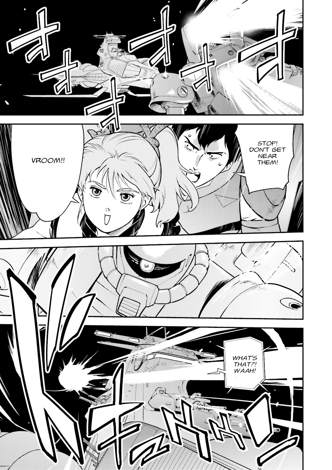 Kidou Senshi Gundam Gyakushuu no Char - Beltorchika Children Chapter 9 page 13 - Chapter 9: From Curiosity