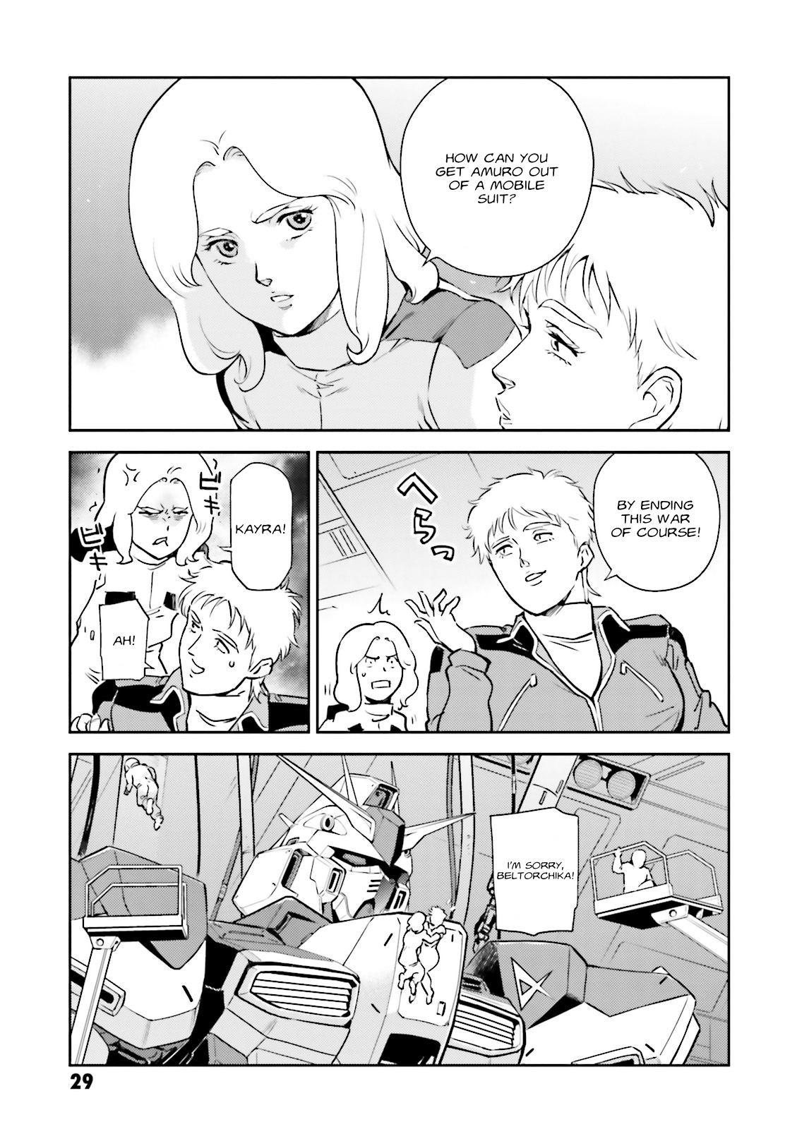 Kidou Senshi Gundam Gyakushuu no Char - Beltorchika Children Chapter 9 page 27 - Chapter 9: From Curiosity
