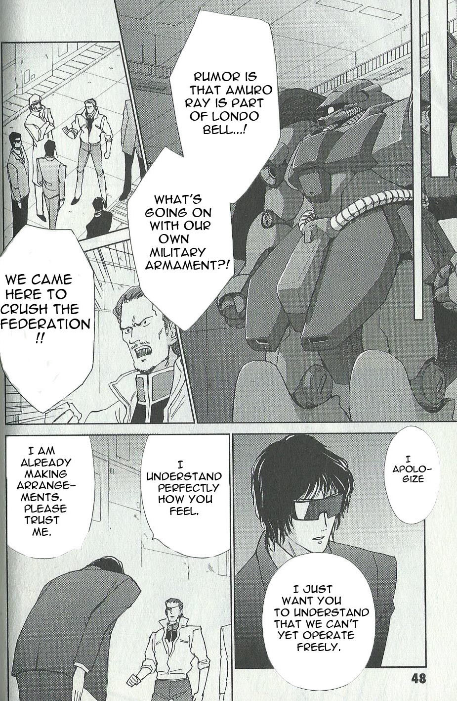 Kidou Senshi Gundam - Gyakushuu no Char - Beyond the Time Chapter 8 page 12 - Chapter 8: Newtype Laboratory