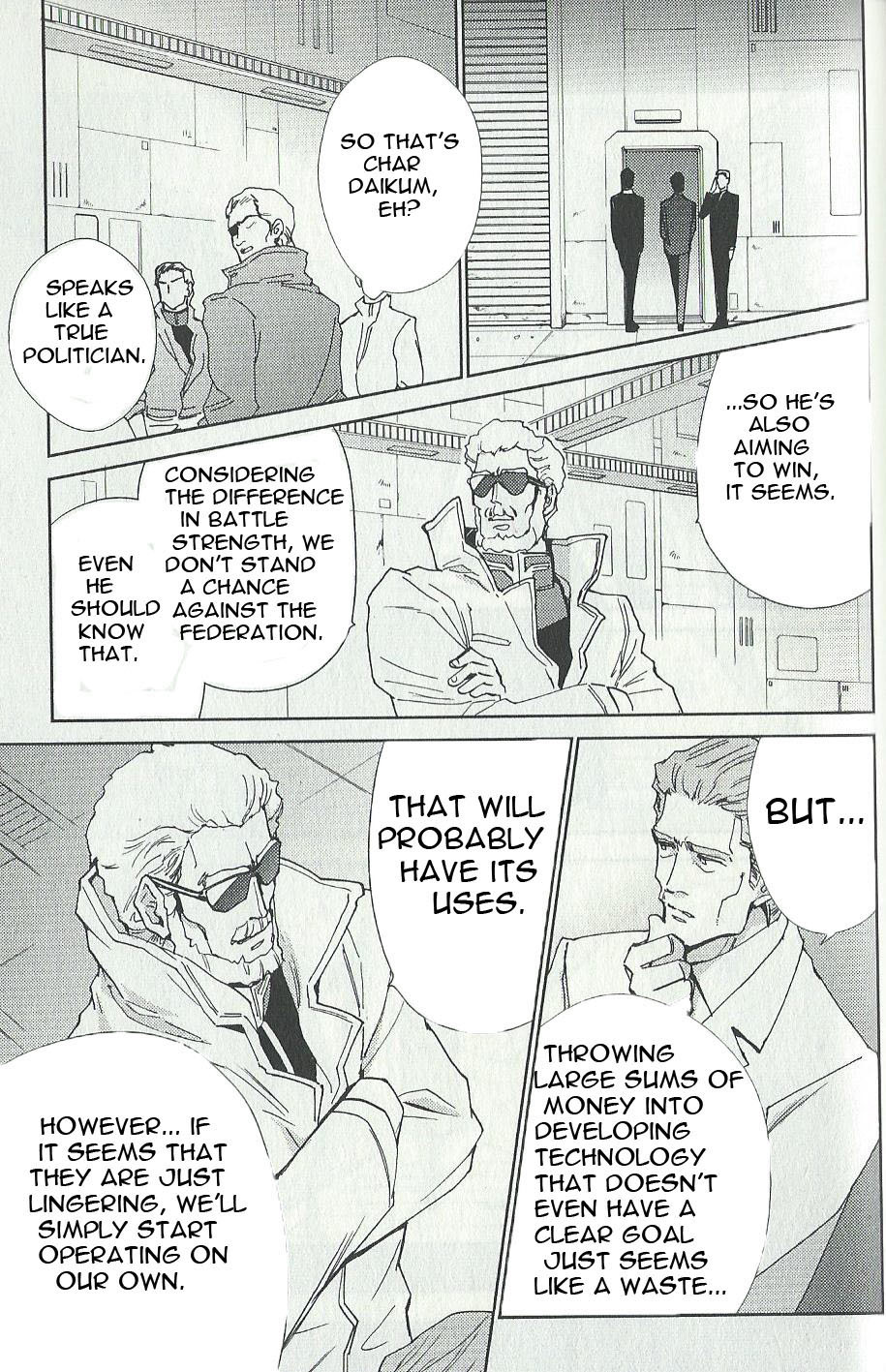 Kidou Senshi Gundam - Gyakushuu no Char - Beyond the Time Chapter 8 page 13 - Chapter 8: Newtype Laboratory
