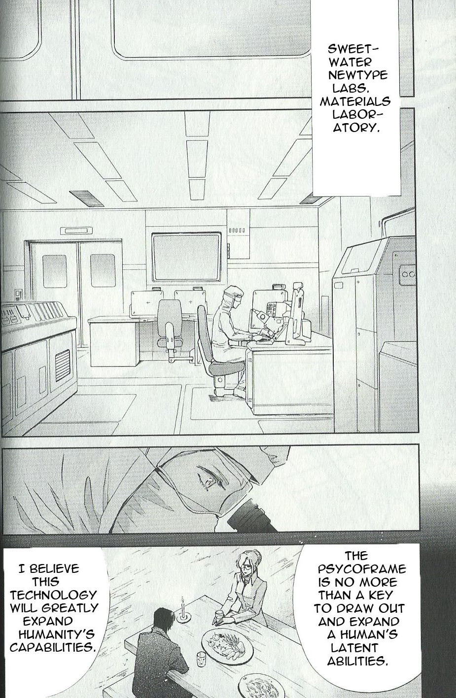 Kidou Senshi Gundam - Gyakushuu no Char - Beyond the Time Chapter 8 page 2 - Chapter 8: Newtype Laboratory