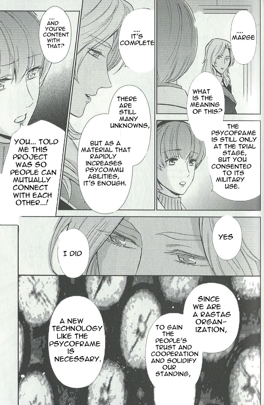 Kidou Senshi Gundam - Gyakushuu no Char - Beyond the Time Chapter 8 page 23 - Chapter 8: Newtype Laboratory