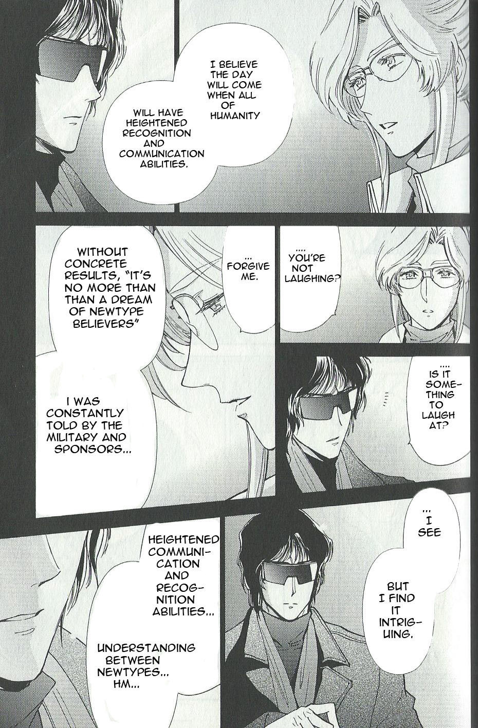 Kidou Senshi Gundam - Gyakushuu no Char - Beyond the Time Chapter 8 page 3 - Chapter 8: Newtype Laboratory