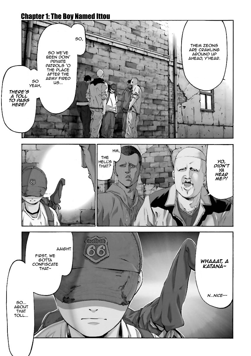 Kidou Senshi Gundam Katana Chapter 1 page 5 - Chapter 1: The Boy Named Ittou