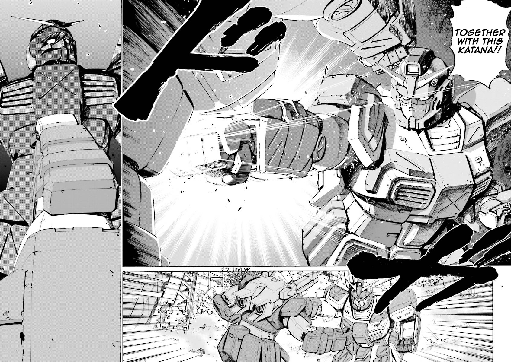 Kidou Senshi Gundam Katana Chapter 13 page 27 - Chapter 13: The Two Strikers