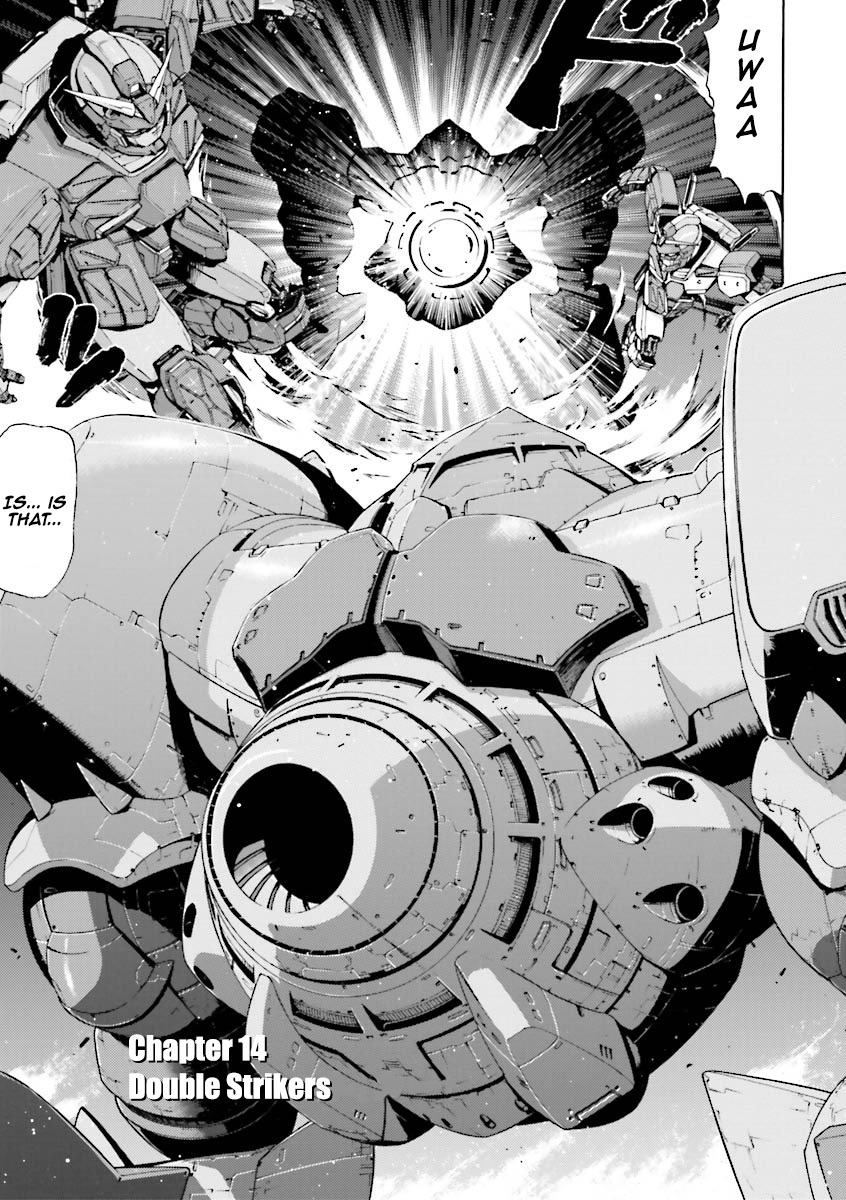 Kidou Senshi Gundam Katana Chapter 14 page 1 - Chapter 14: Double Strikers