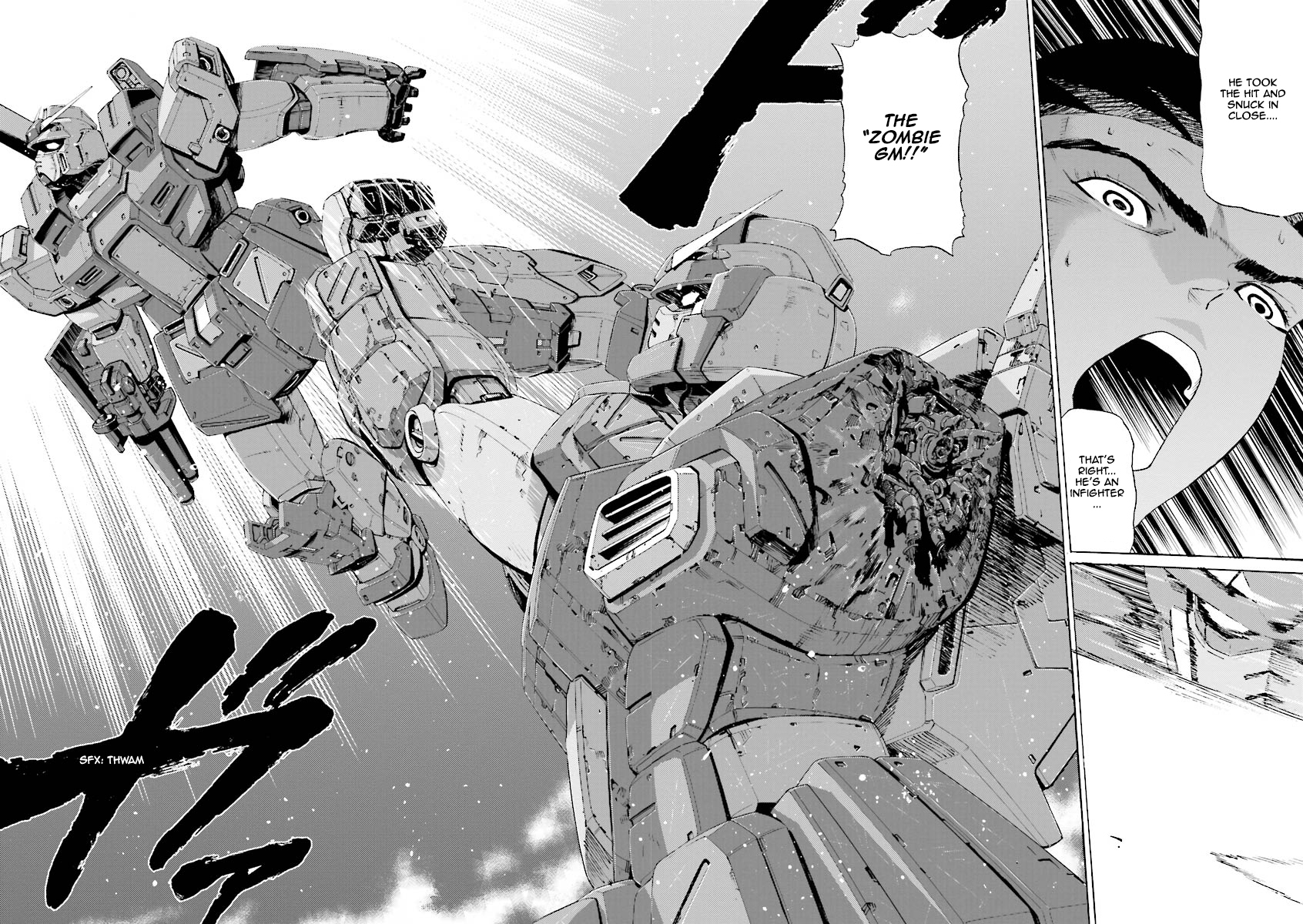Kidou Senshi Gundam Katana Chapter 14 page 16 - Chapter 14: Double Strikers