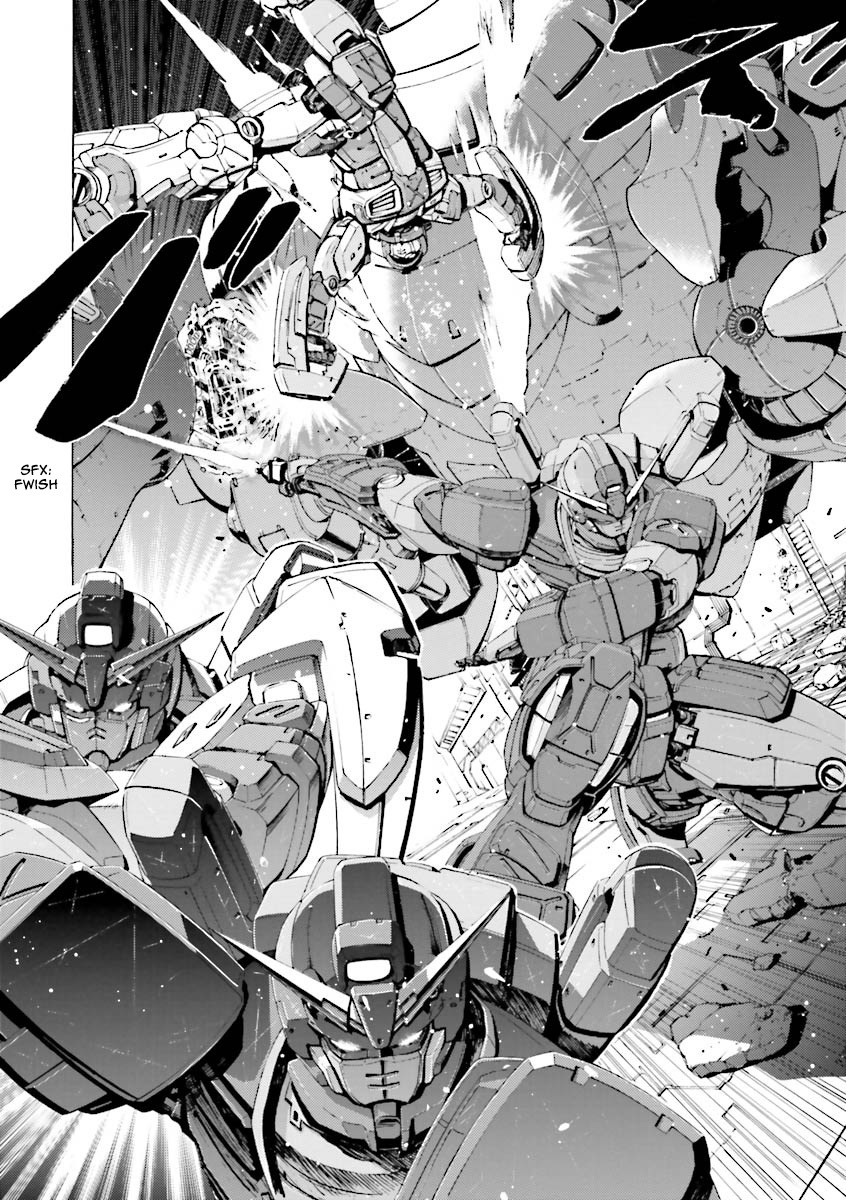 Kidou Senshi Gundam Katana Chapter 14 page 4 - Chapter 14: Double Strikers
