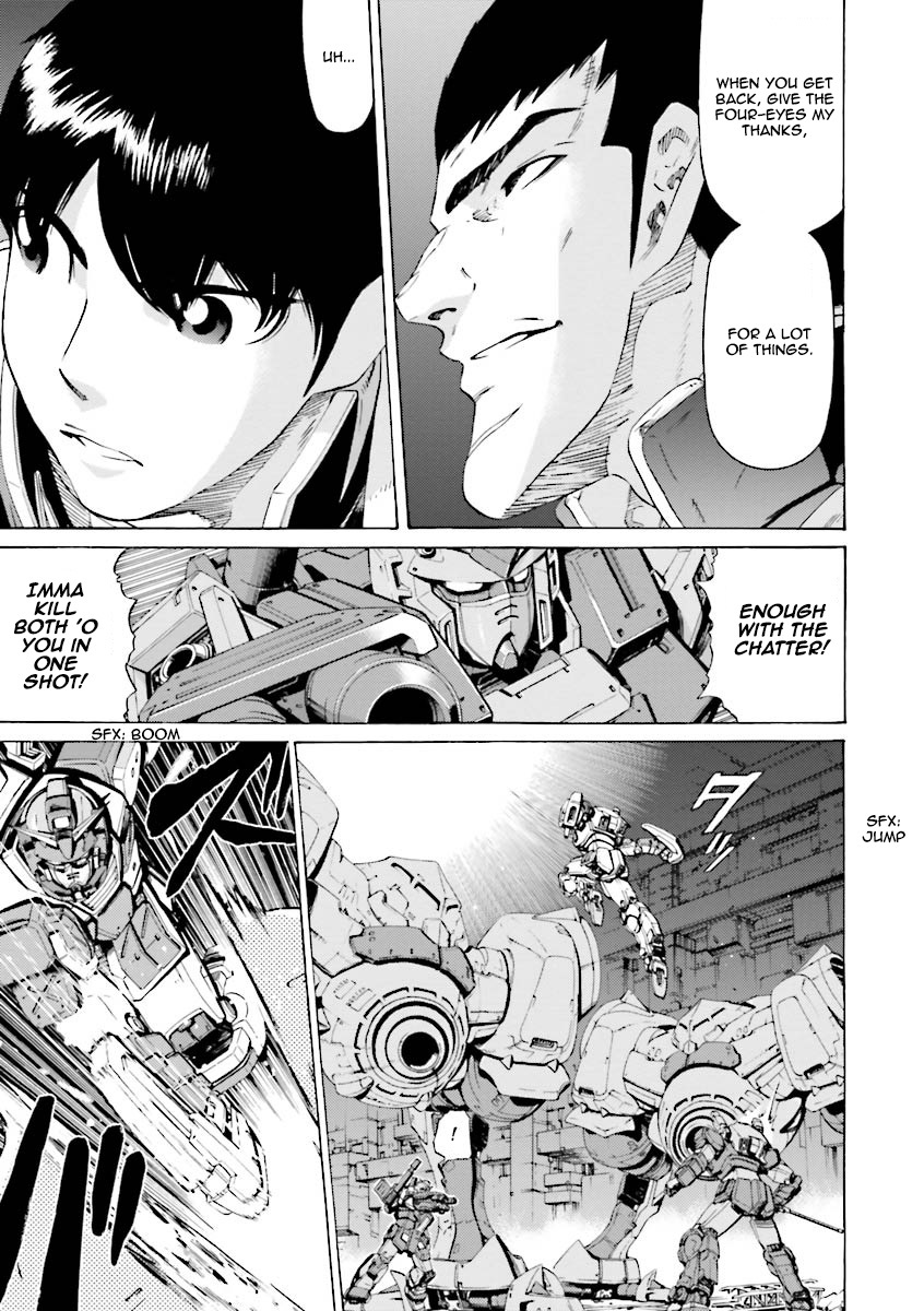 Kidou Senshi Gundam Katana Chapter 14 page 9 - Chapter 14: Double Strikers