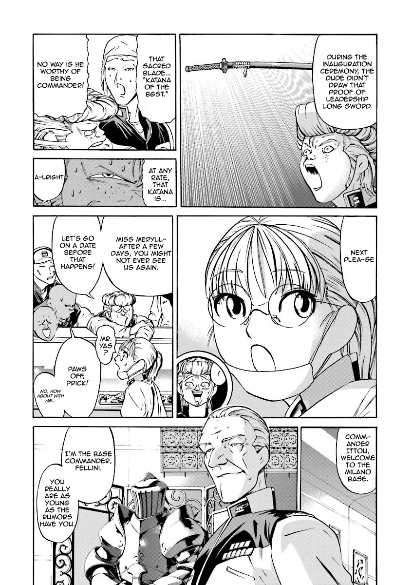 Kidou Senshi Gundam Katana Chapter 2 page 7 - Chapter 2: Striker Custom Draws Only To Strike