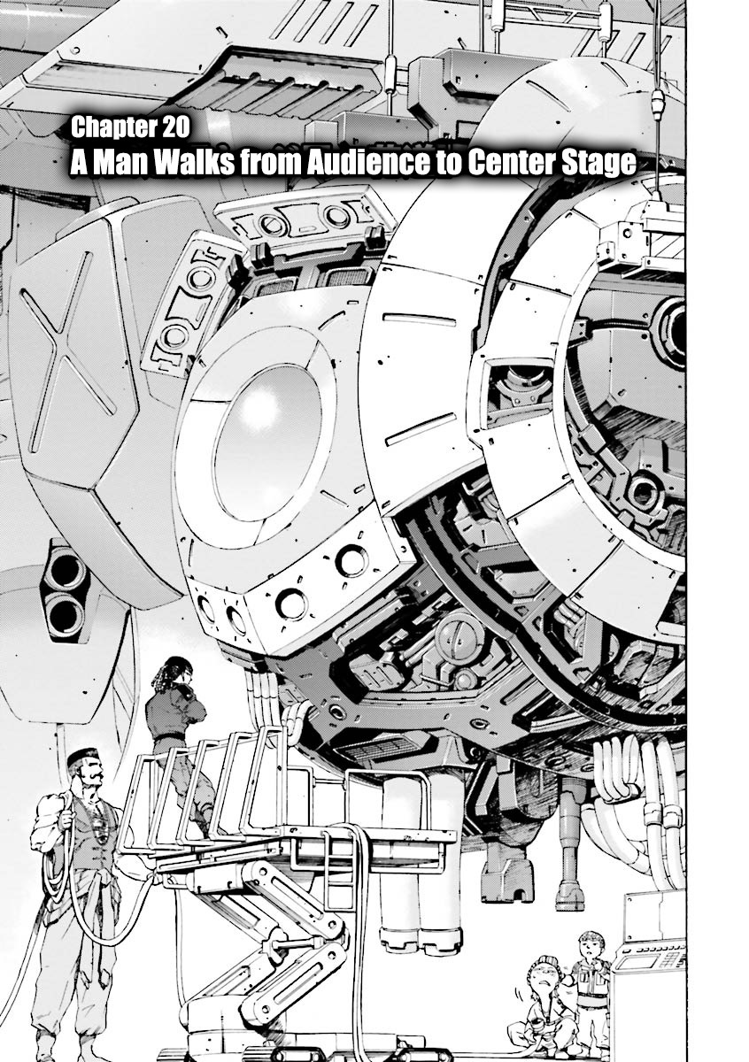 Kidou Senshi Gundam Katana Chapter 20 page 1 - Chapter 20: A Man Walks From Audience To Center Stage