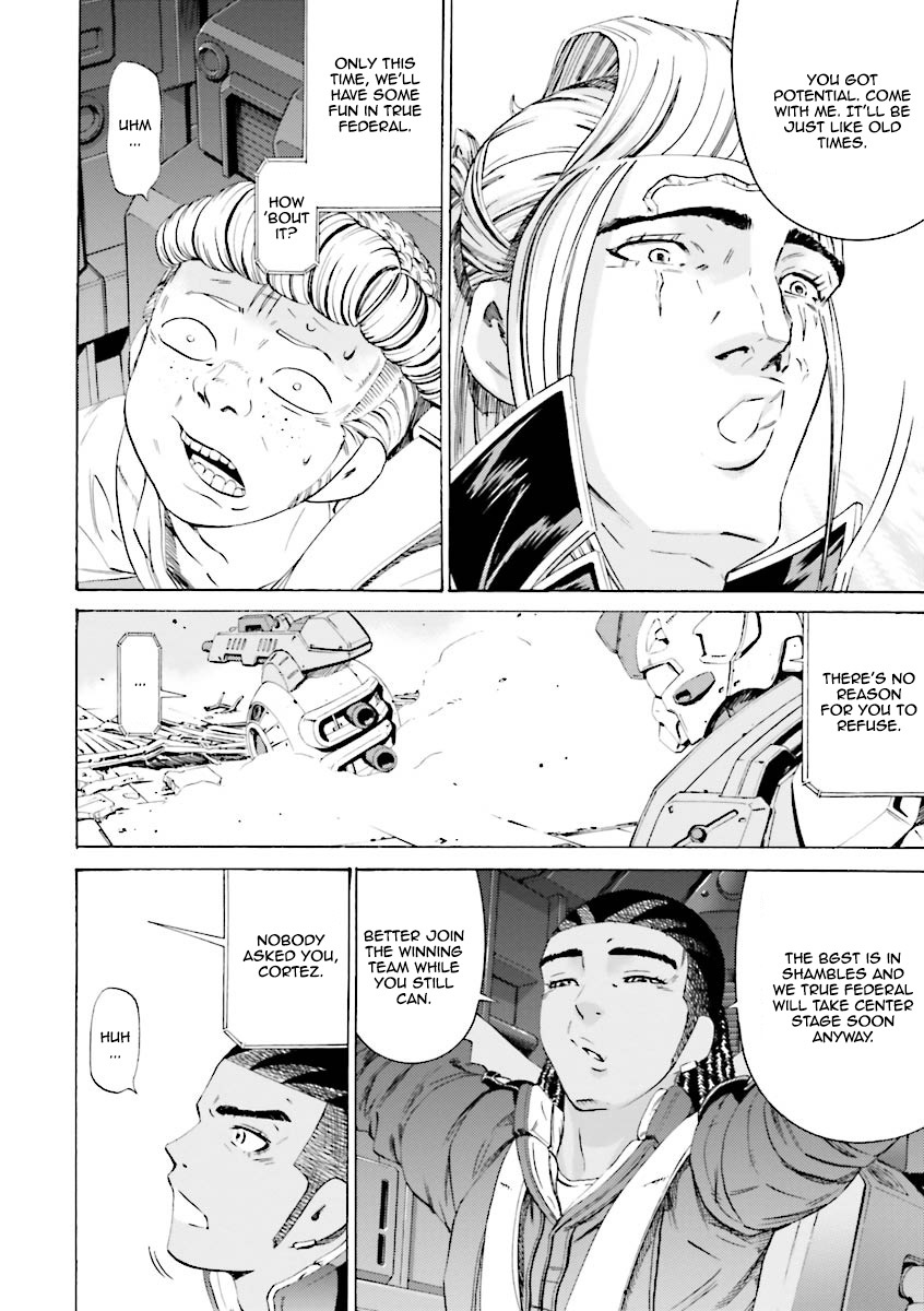 Kidou Senshi Gundam Katana Chapter 20 page 12 - Chapter 20: A Man Walks From Audience To Center Stage