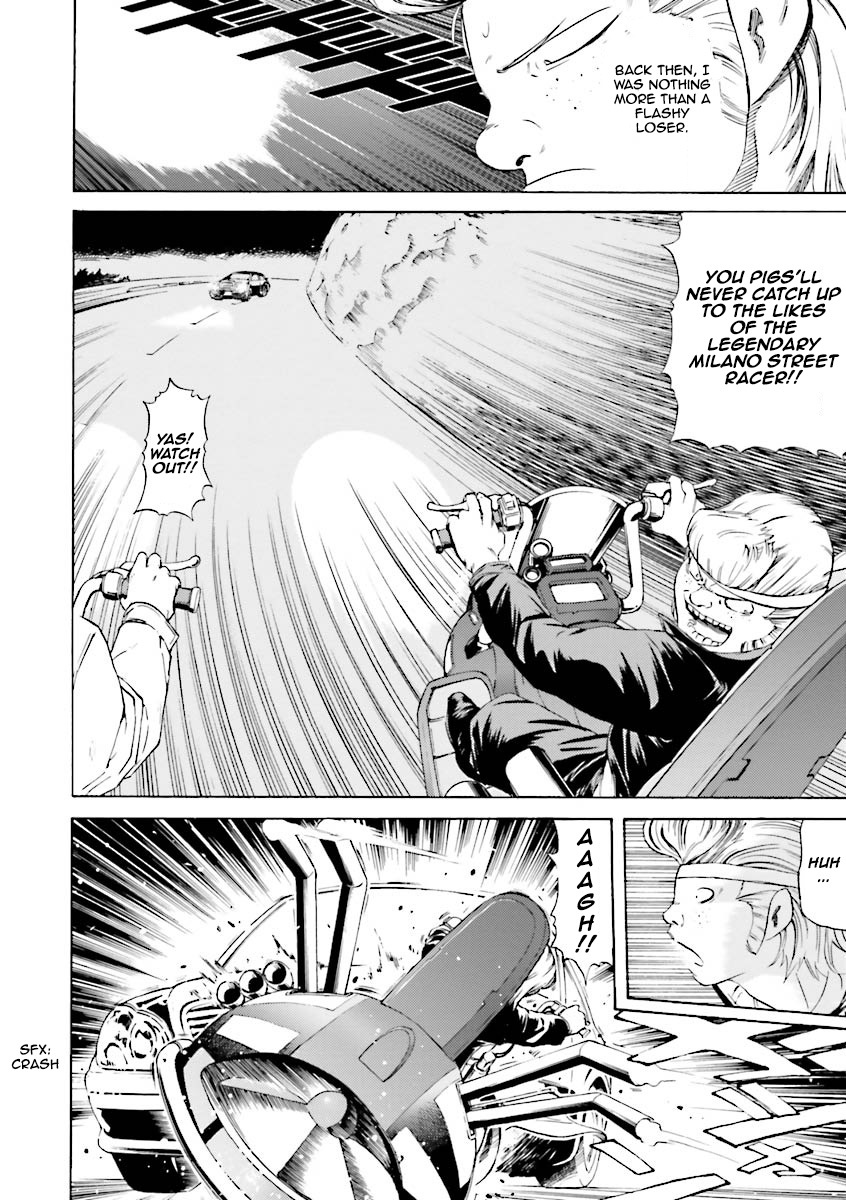 Kidou Senshi Gundam Katana Chapter 20 page 14 - Chapter 20: A Man Walks From Audience To Center Stage