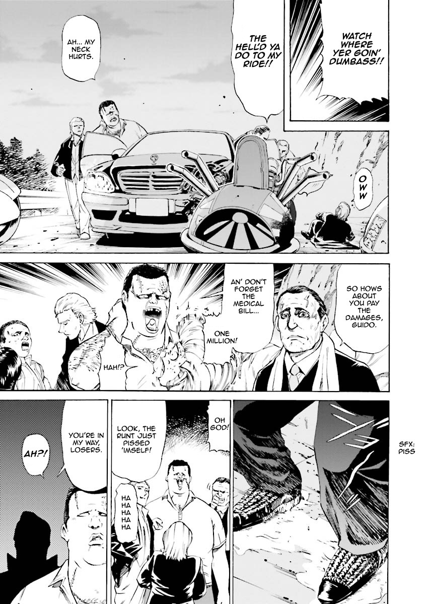 Kidou Senshi Gundam Katana Chapter 20 page 15 - Chapter 20: A Man Walks From Audience To Center Stage