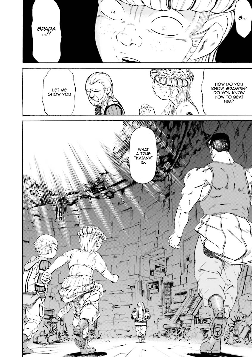 Kidou Senshi Gundam Katana Chapter 20 page 28 - Chapter 20: A Man Walks From Audience To Center Stage