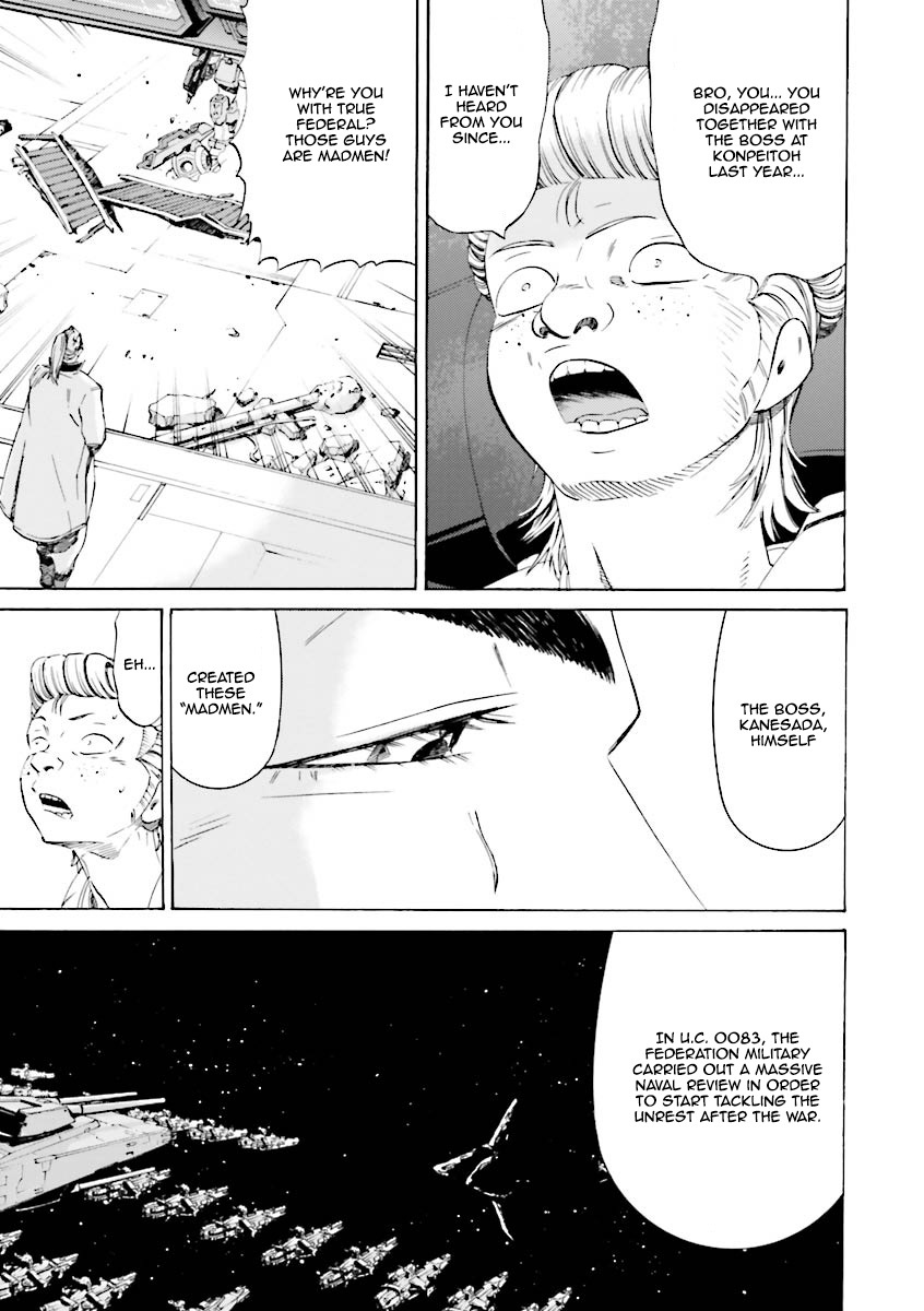 Kidou Senshi Gundam Katana Chapter 20 page 9 - Chapter 20: A Man Walks From Audience To Center Stage