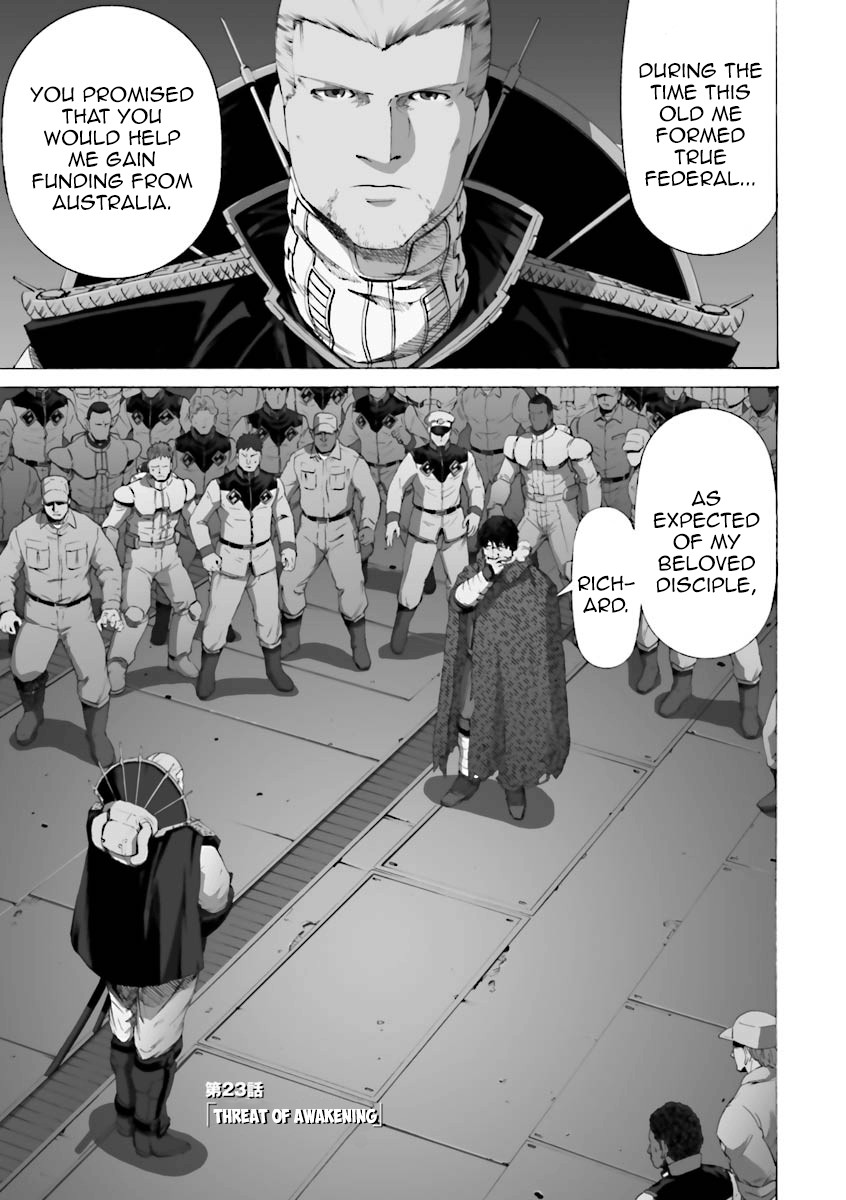 Kidou Senshi Gundam Katana Chapter 23 page 1 - Chapter 23: Threat of Awakening
