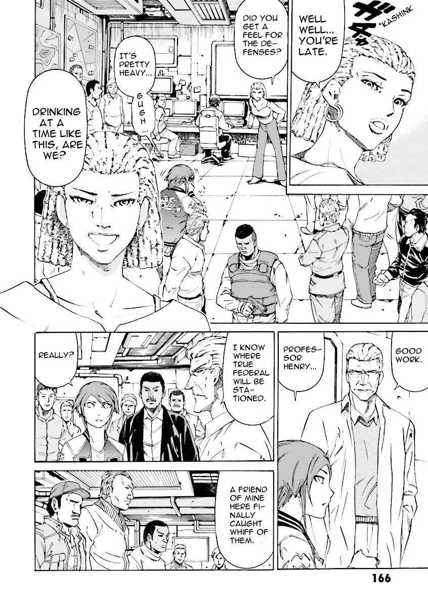 Kidou Senshi Gundam Katana Chapter 26 page 22 - Chapter 26: Blue Encounter