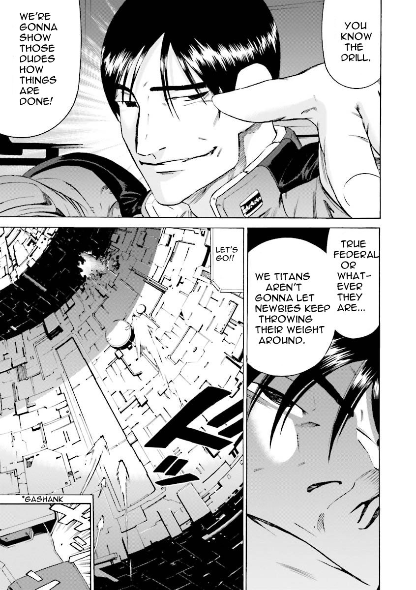 Kidou Senshi Gundam Katana Chapter 27 page 13 - Chapter 27: Blue Destiny