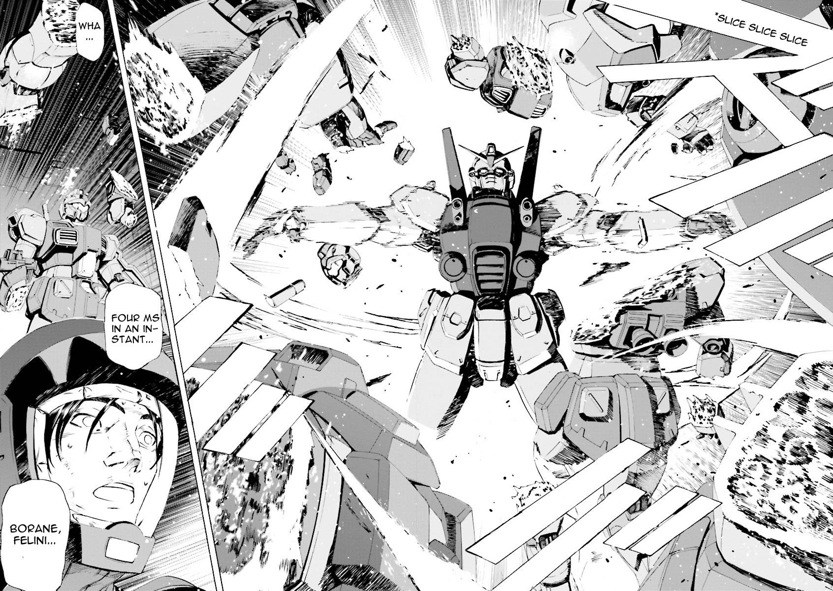 Kidou Senshi Gundam Katana Chapter 27 page 15 - Chapter 27: Blue Destiny