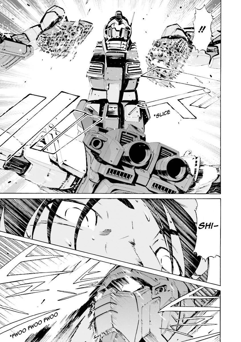 Kidou Senshi Gundam Katana Chapter 27 page 17 - Chapter 27: Blue Destiny
