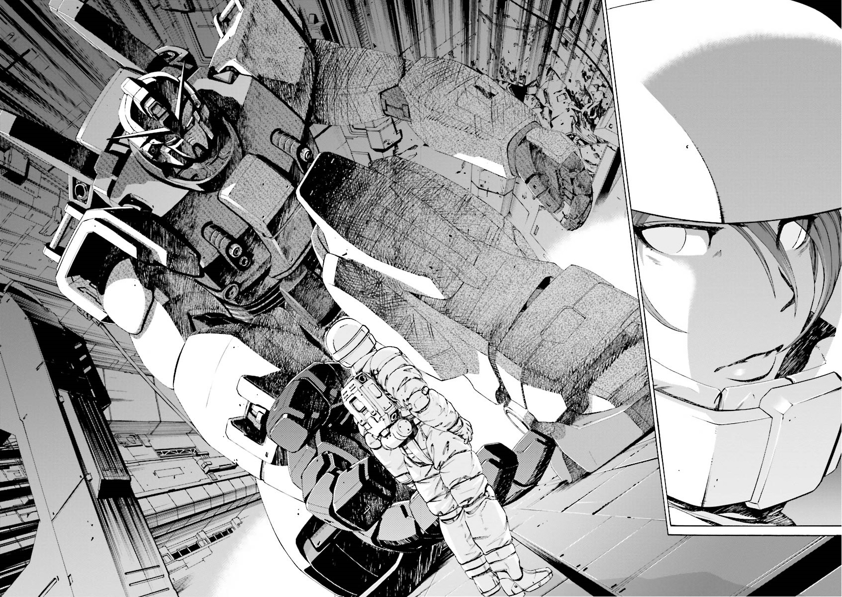 Kidou Senshi Gundam Katana Chapter 27 page 9 - Chapter 27: Blue Destiny