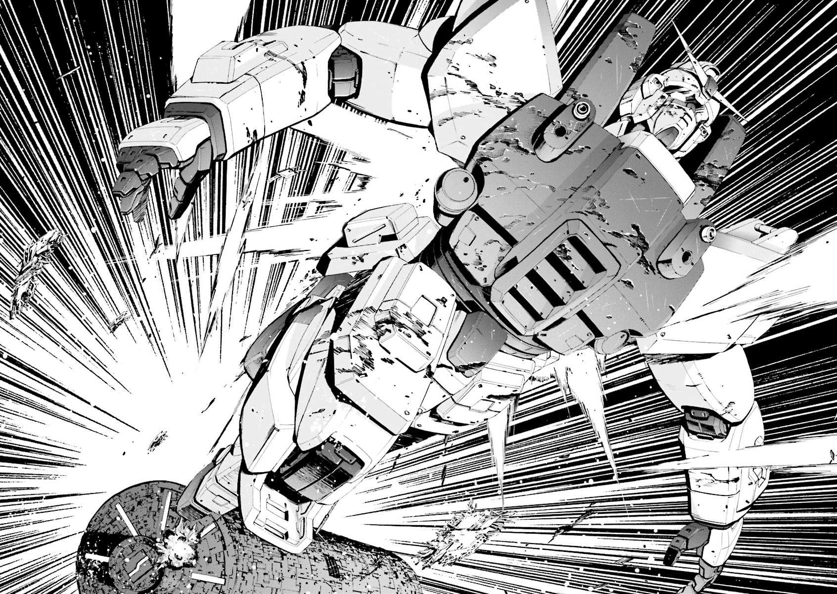 Kidou Senshi Gundam Katana Chapter 28 page 14 - Chapter 28: Azure Clash