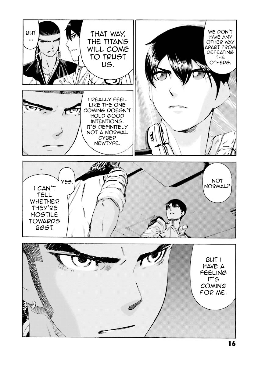 Kidou Senshi Gundam Katana Chapter 28 page 17 - Chapter 28: Azure Clash