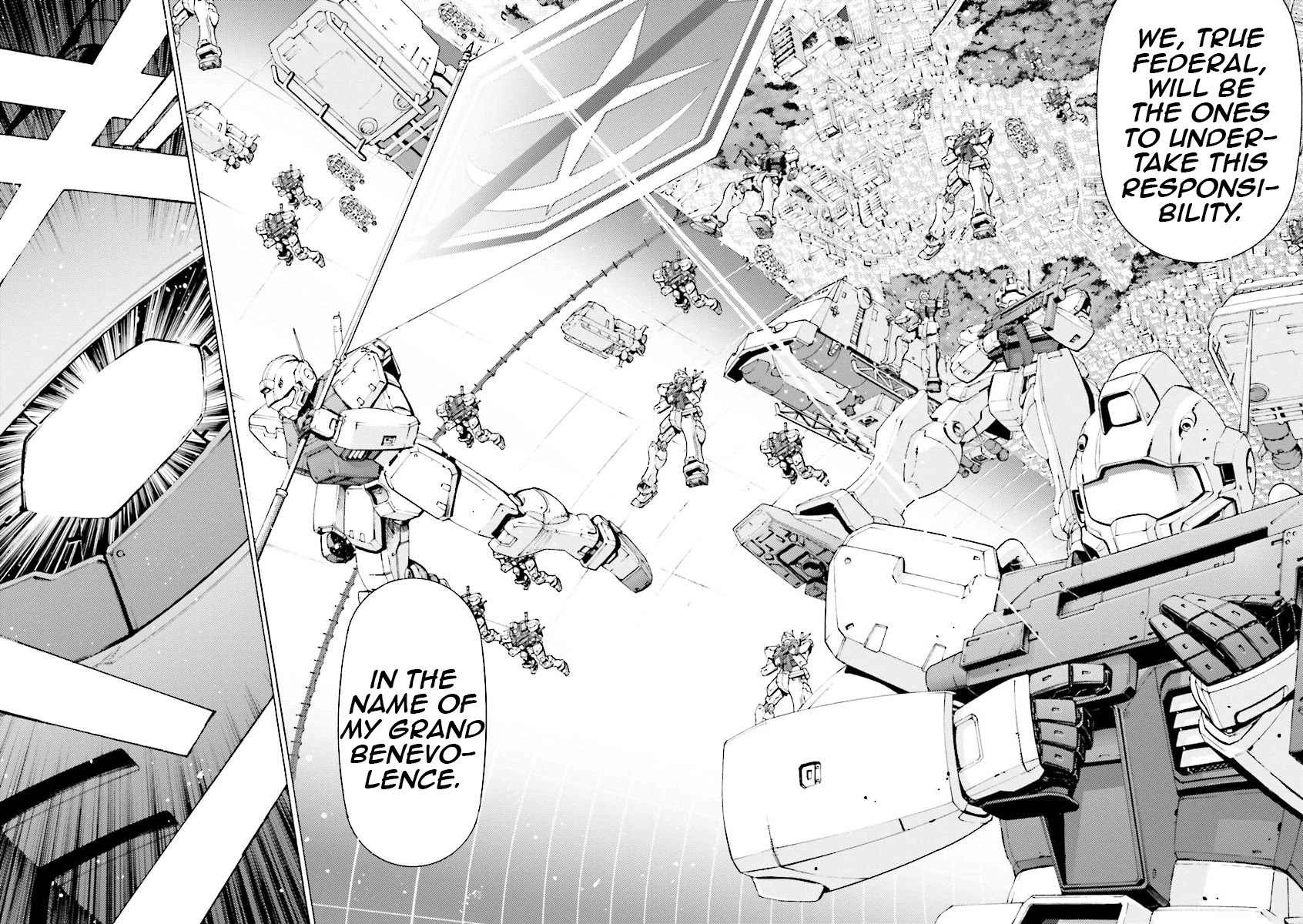 Kidou Senshi Gundam Katana Chapter 32 page 17 - Chapter 32: Fall of Side 7