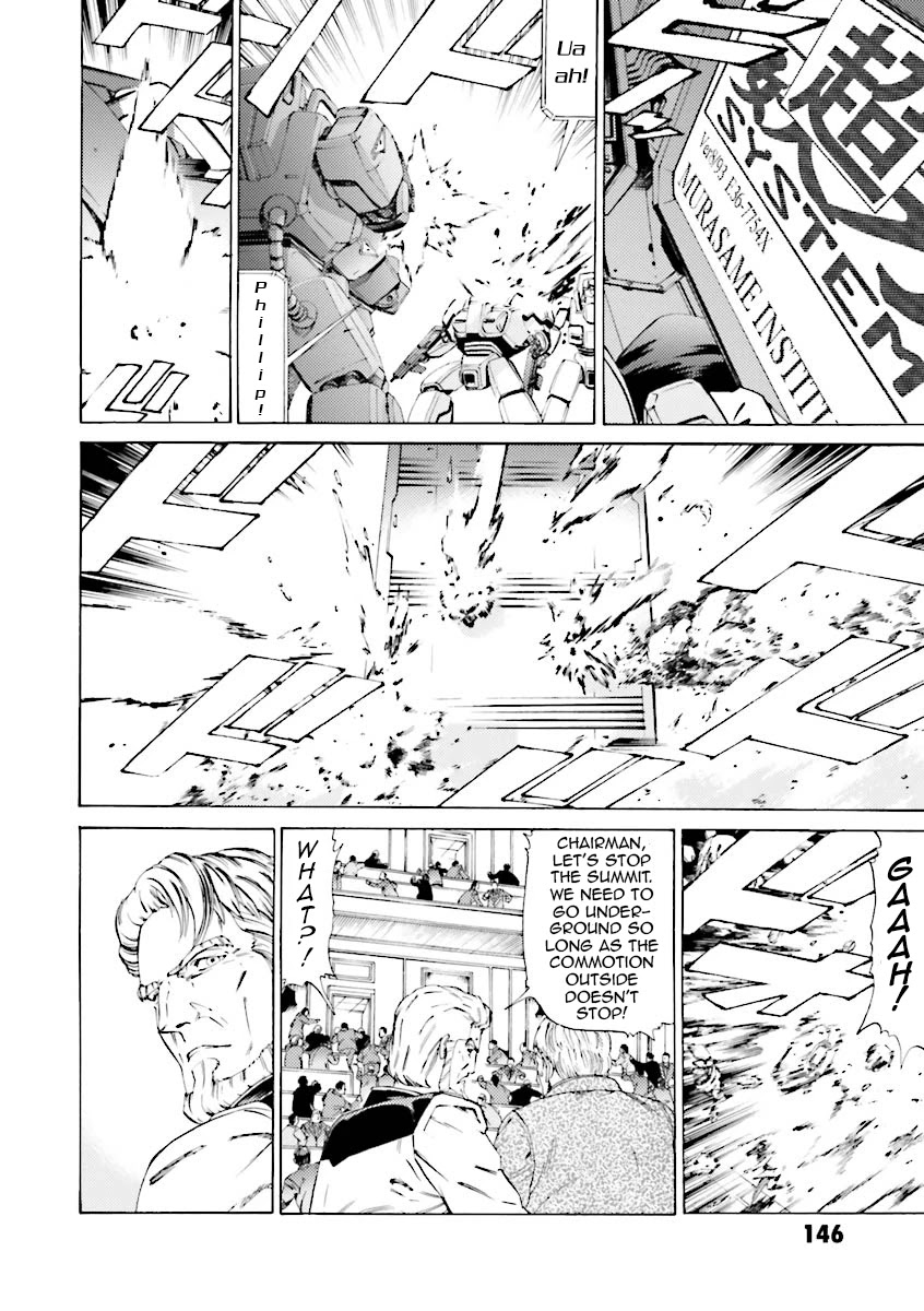 Kidou Senshi Gundam Katana Chapter 32 page 9 - Chapter 32: Fall of Side 7