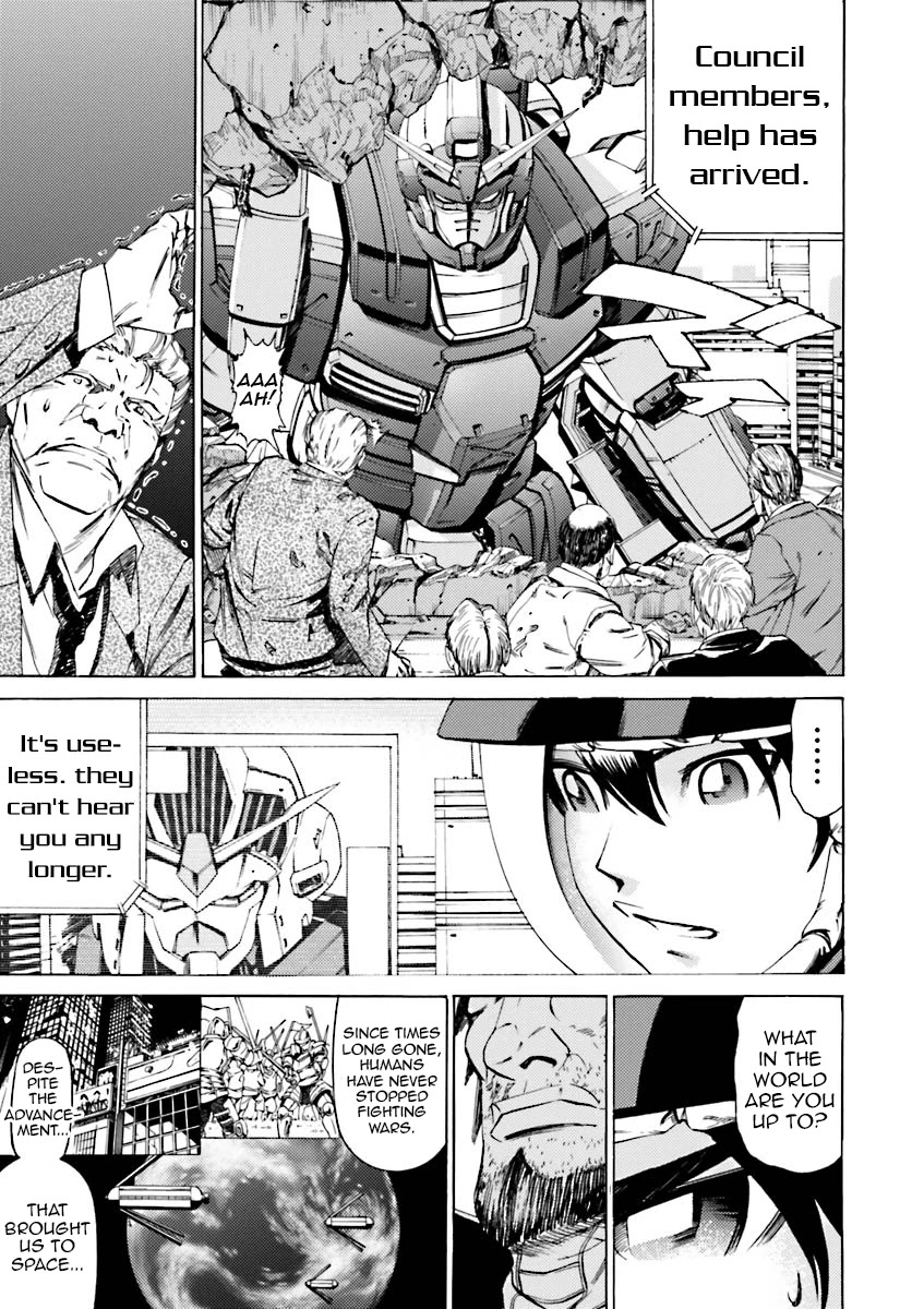 Kidou Senshi Gundam Katana Chapter 35 page 3 - Chapter 35: Destination: Sub Colony