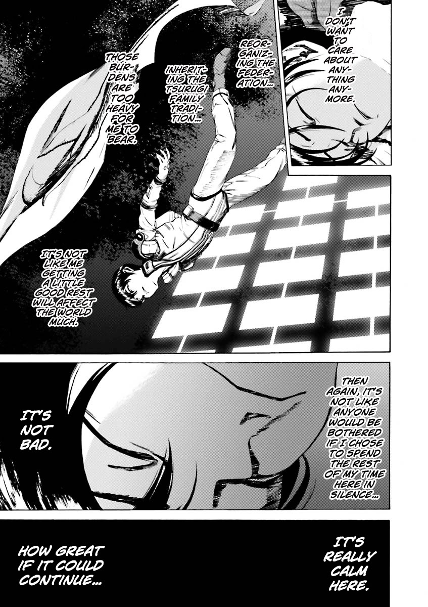 Kidou Senshi Gundam Katana Chapter 38 page 15 - Chapter 38: Space and Time