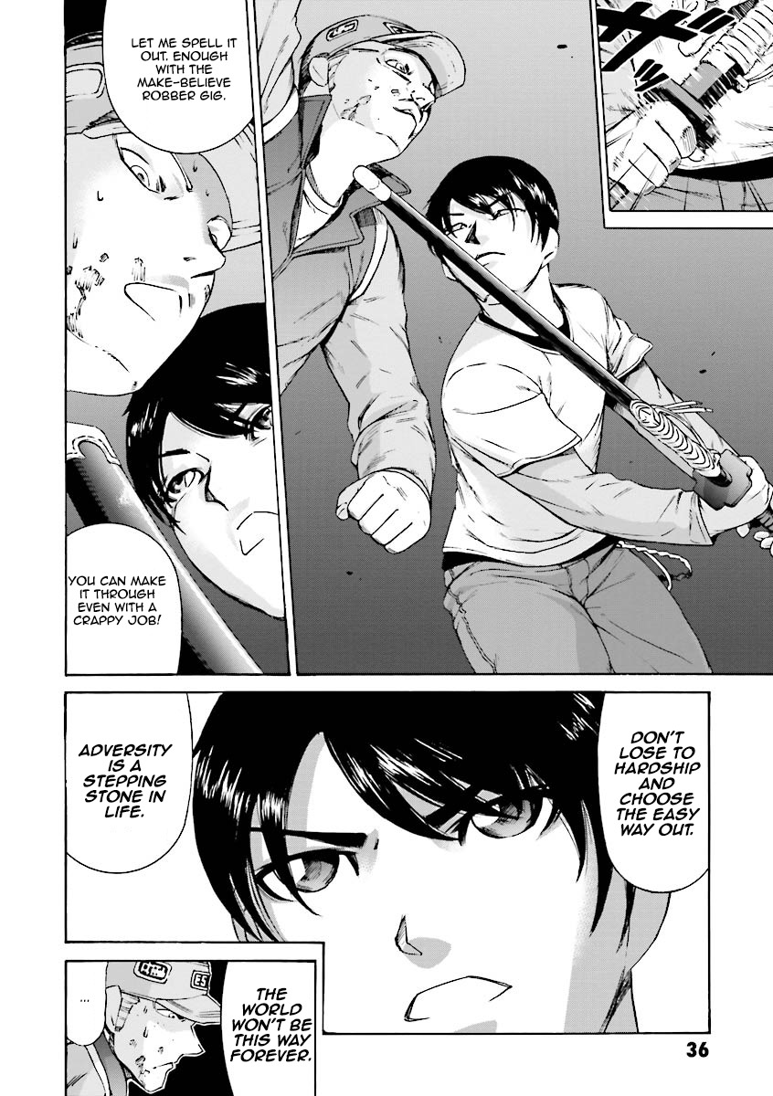Kidou Senshi Gundam Katana Chapter 5 page 35 - Chapter 5: Always Restless Before Departure