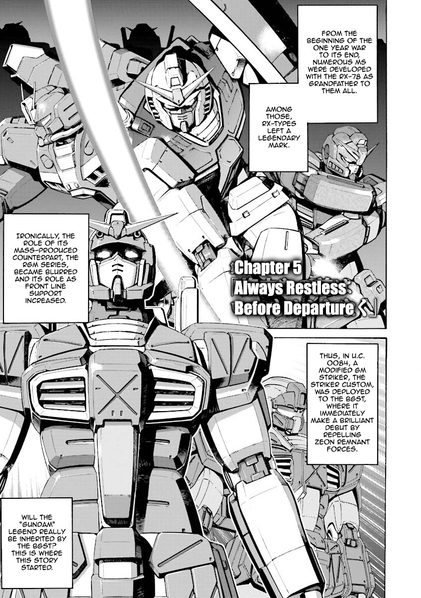 Kidou Senshi Gundam Katana Chapter 5 page 4 - Chapter 5: Always Restless Before Departure
