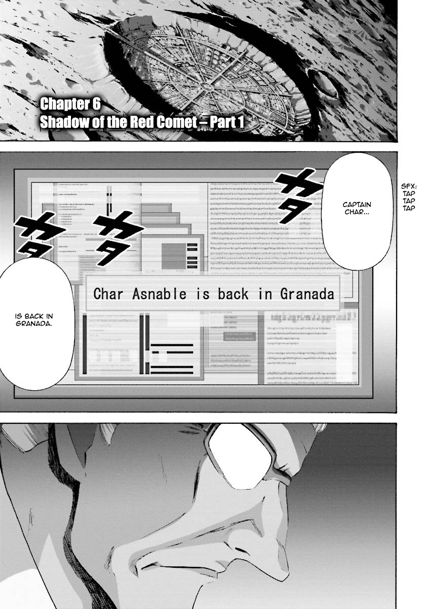Kidou Senshi Gundam Katana Chapter 6 page 1 - Chapter 6: Shadow of the Red Comet (Part 1)
