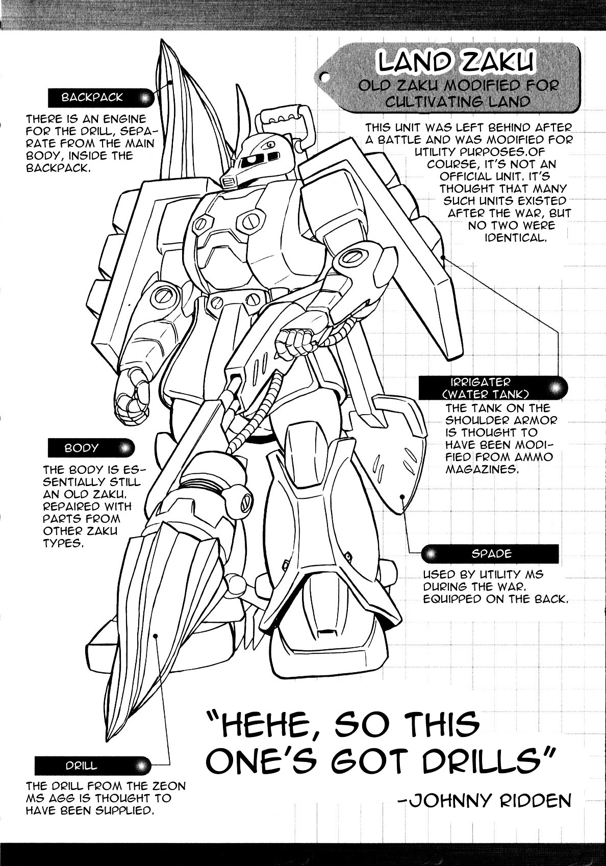 Kidou Senshi Gundam MSV Chronicles: Johnny Ridden Chapter 0 page 152 - Chapter 0